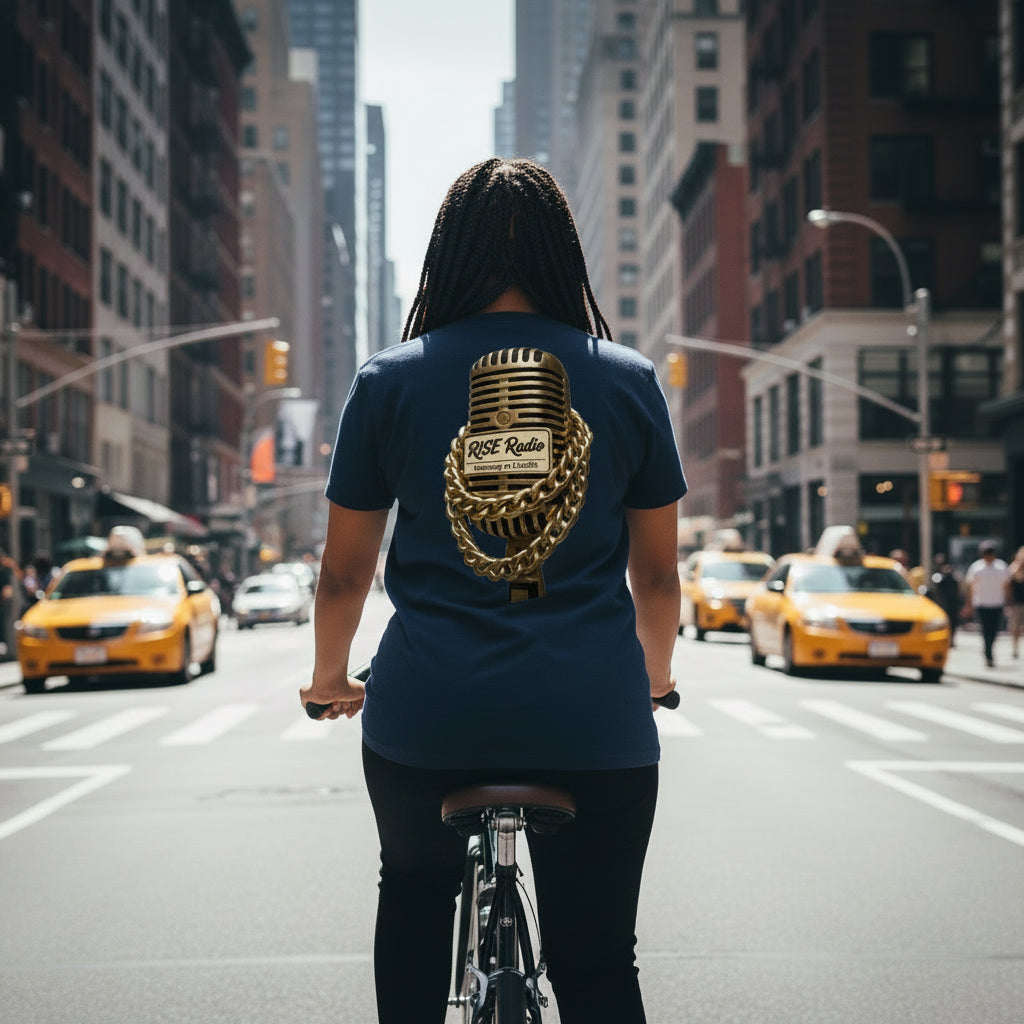 Rise Radio Golden Mic Tee - Original Edition