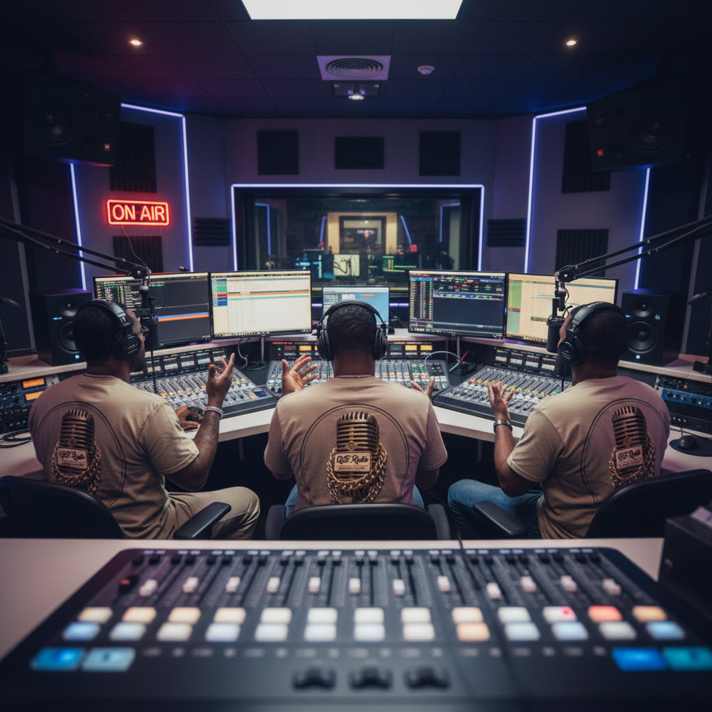 Rise Radio Golden Mic Tee - Original Edition