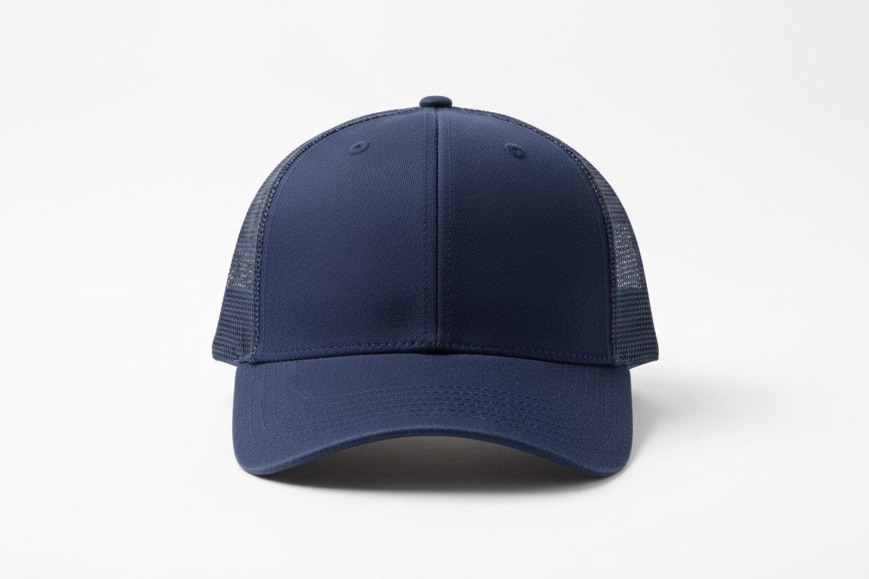 can you make me an all navy blue trucker hat 
