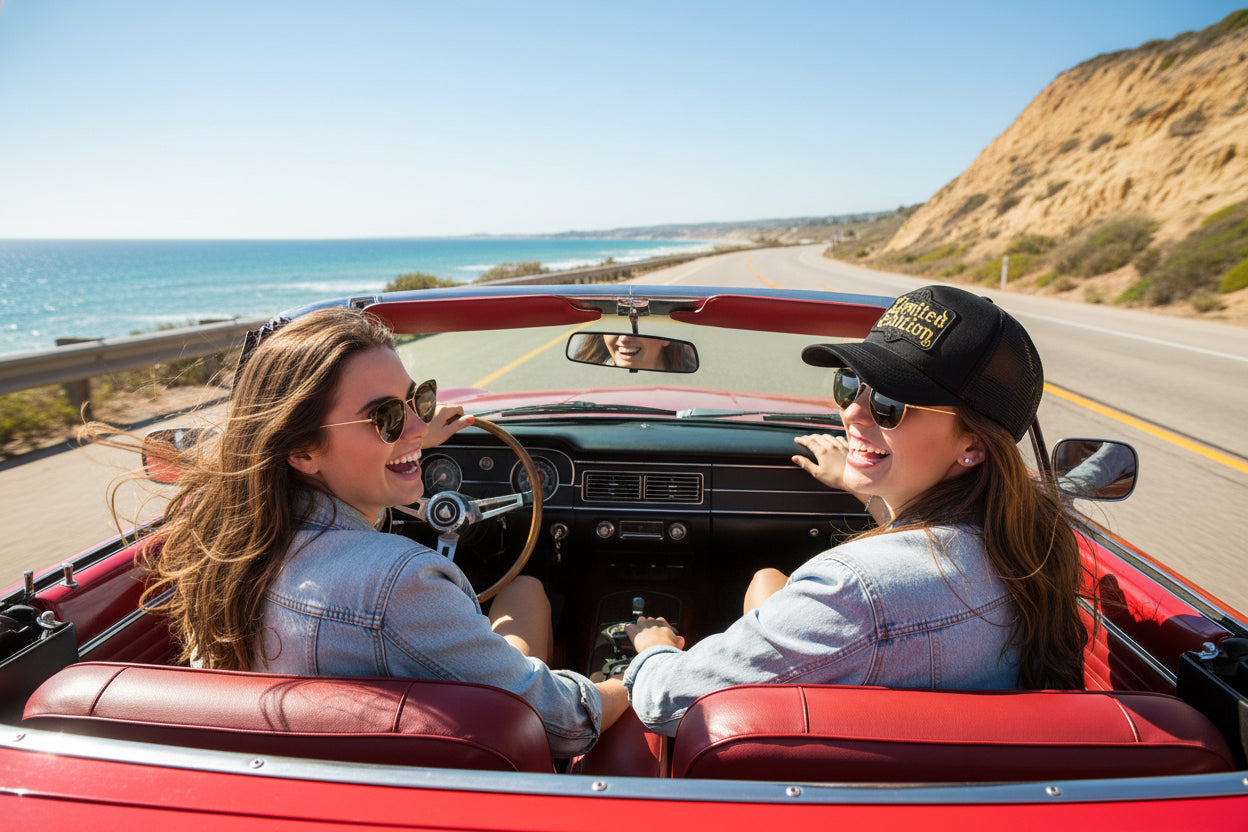 Four 'Limited Edition' patches in different colors on a textured white background